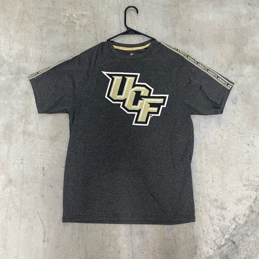 Colosseum Black and Gold Athletic Shirt